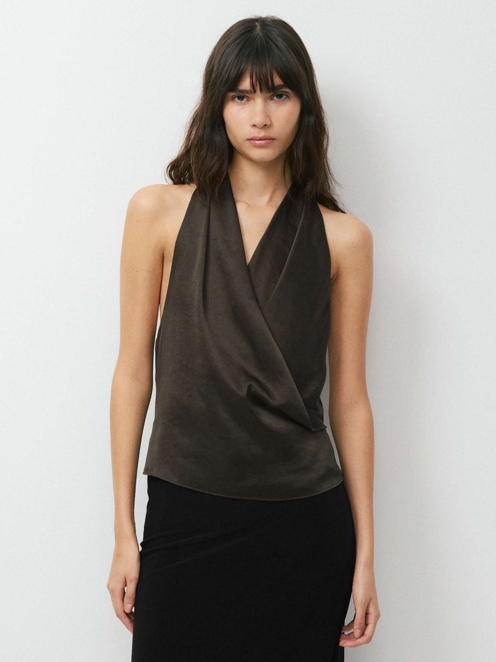 Wilfred Martini Halter Top Smoky Sage